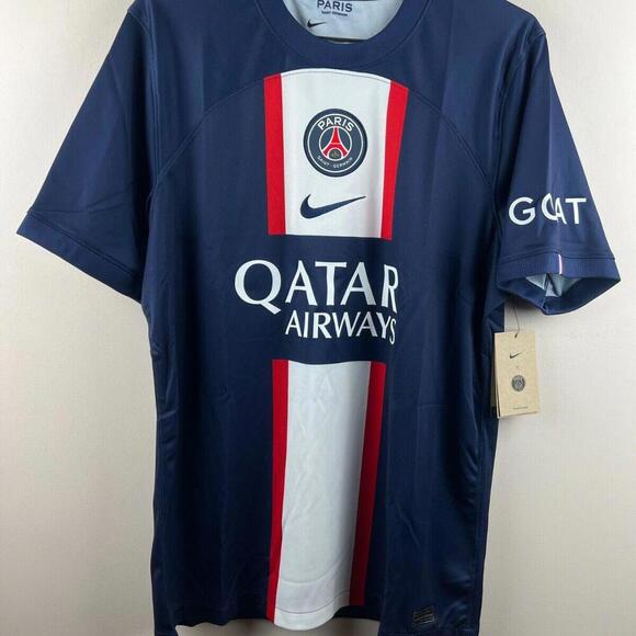 Nike PSG Paris Saint-Germain 22/23 Home Jersey Mens Large DM1844-411 Qatar NWT - Picture 1 of 9